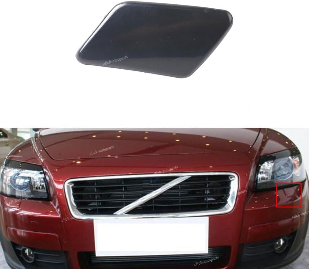 ya 27 10.13 baidi Front Left Side Headlight Washer Cover Lid Cap for 2008-2010 for Volvo C30 Unpainted