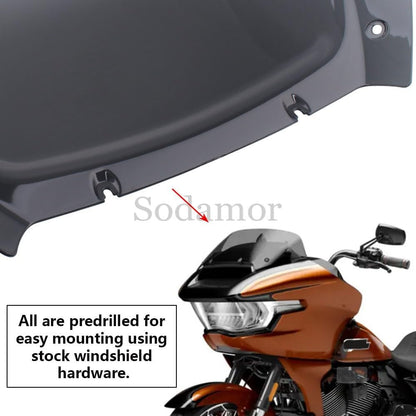 ya 23 10.7 baidi Fit for Harley Road Glide 2023-up 12'' Motorcycle Fairing Windshield Windscreen