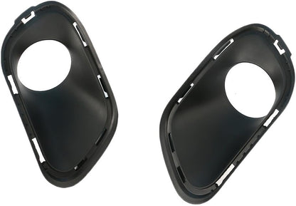 ya 9 10.24 2Pcs Front Bumper Fog Light Bezel Hole Cover Left & Right for Cherokee 2014-2015