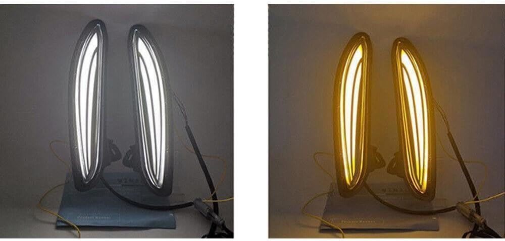 ya 4 8.8 For 2021-2024 for Toyota Venza HARRIER Daytime Running Lights LED Front Fog DRL 2X