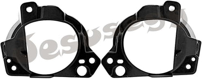 ya 9 10.24 2pcs Front RH & LH Fog Light Lamp Bezel Mounting Bracket for MAZDA 3 2013-2016
