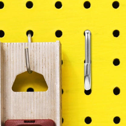 ya 26 10.21 baidi 20 Pcs Iron Wire Hook Peg Board Hanging Metal J Hooks for Pegboard