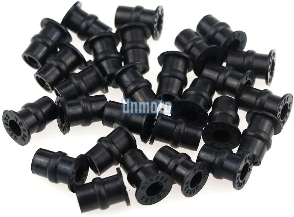 ya 23 10.7 baidi Black Fairing Bolt Kit body screws Clips for Kawasaki ZX6R 2005-2006