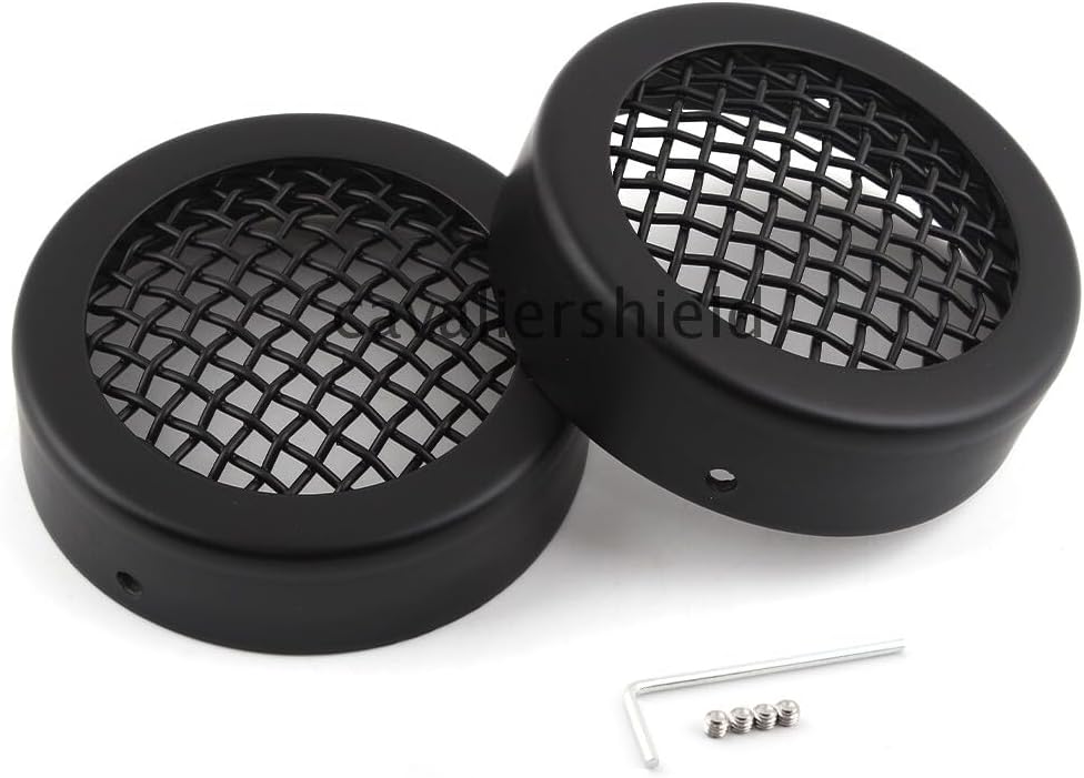 ya 23 10.7 baidi 2pcs Front Rear Turn Signal Light Grill Cover for Harley Sportster XL883 1200 48