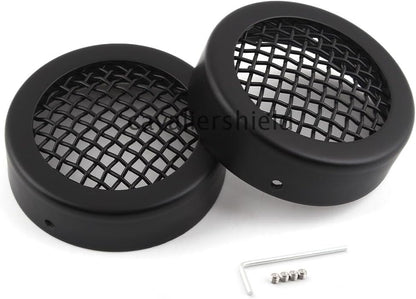 ya 23 10.7 baidi 2pcs Front Rear Turn Signal Light Grill Cover for Harley Sportster XL883 1200 48