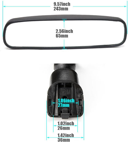 ya 7 8.24 baidi 96321-2DR0-A103 New Interior Rear View Mirror for 1996-2007 for Nissan 96321-2DR0A