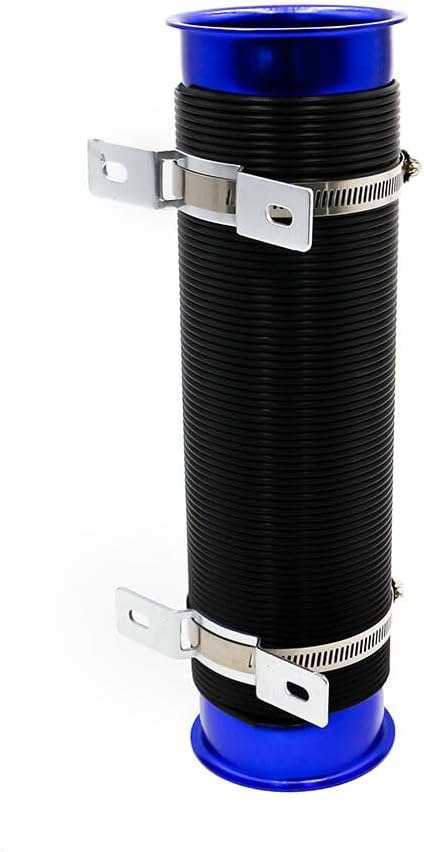 ya 11 9.14 zhengce Universal 3'' Flexible Cold Air Intake Hose Filter Pipe Telescopic Tube Kit
