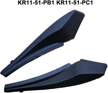 ya 23 10.7 baidi 2pcs Corner Windshield Black Easy Installation KR11-51-PB1 KR11-51-PC1b