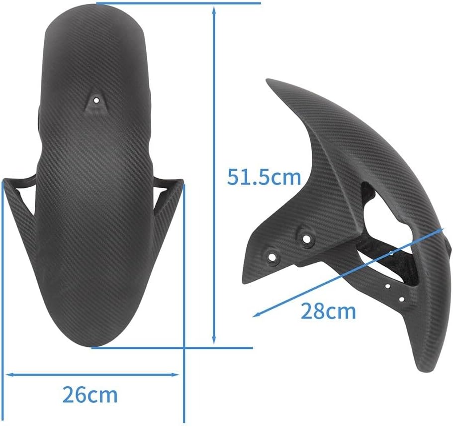 ya 14 9.20 zhengce for Yamaha R7 Front Fender 100% Carbon Fiber Front Mud Cover - Matte-1