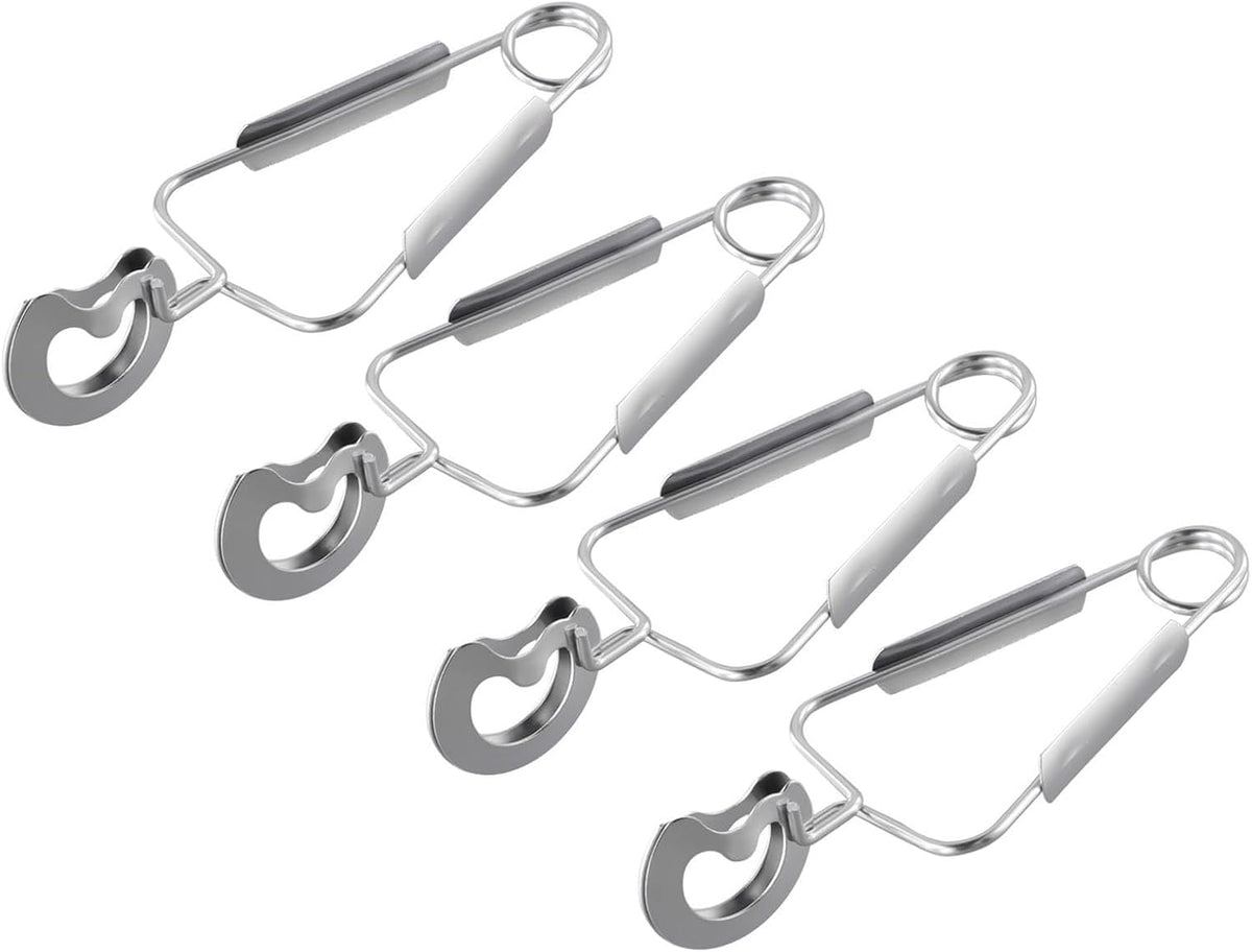 ya 14 9.20 baidi Multi purpose Snail Tongs Stainless Steel Kitchen Serving Tongs Set of 4