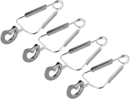 ya 14 9.20 baidi Multi purpose Snail Tongs Stainless Steel Kitchen Serving Tongs Set of 4