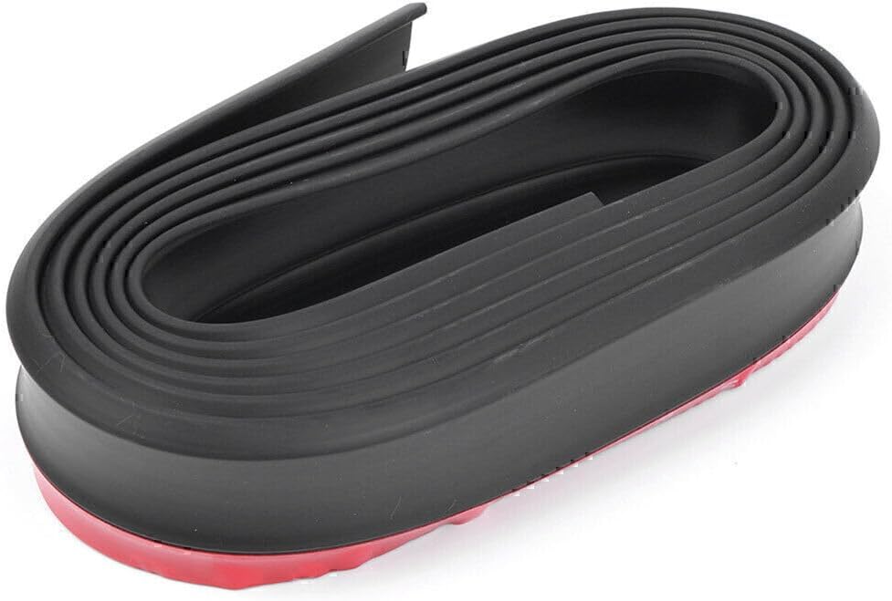 ya 4 8.14 2.5M Lower Lip Protective Strip/Bumper Skirt Rubber Anti-Scratch Black New Car