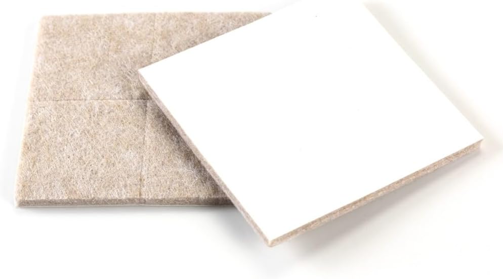ya 26 10.21 baidi 8 Pcs Table and Chair Mats Square Felt Pads Floor Protector for Furniture-2