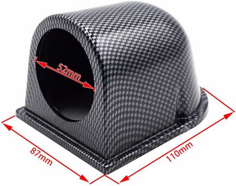 ya 4 8.14 Carbon Car 2 52mm Universal One Hole Dashboard Gauge Pod Holder