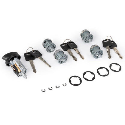 ya 6 8.14 for Ford E Series Van Ignition Four Door Lock Cylinder Tumbler Bucket Set 4 Keys 