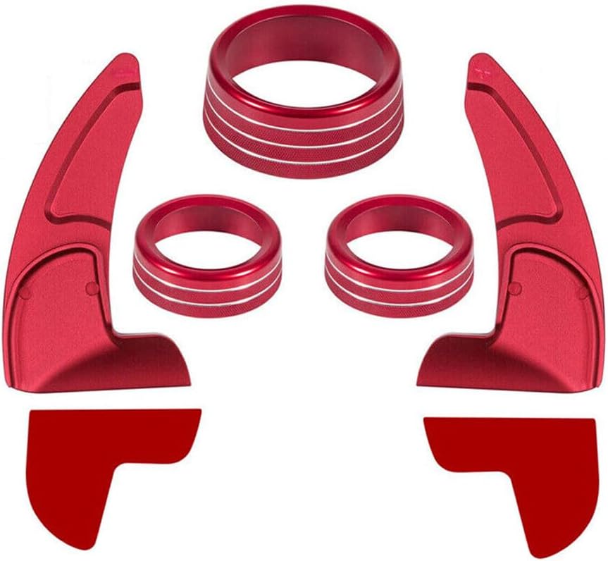ya 5 8.24 baidi Steering Wheel Shift Paddle Trim&AC Switch Knob for Dodge for Charger for Challenger 15+