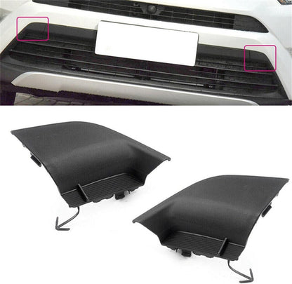 ya 9 10.24 2 x Front Bumper Towing Hook Covers 53285-0R100 53286-0R100 for Toyota RAV4