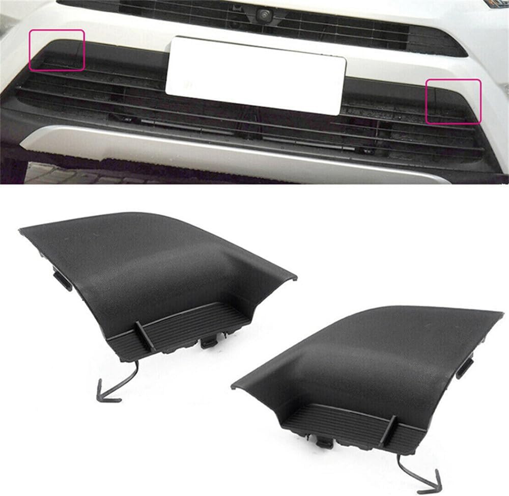 ya 9 10.24 2 x Front Bumper Tow Hook Covers 53285-0R100 53286-0R100 for Toyota RAV4 20