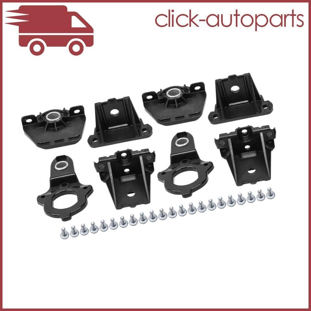 ya 5 8.10 2Pcs Front Headlight Bracket Repair Kit For 2016-19 7 Series G11 G12 Replacement