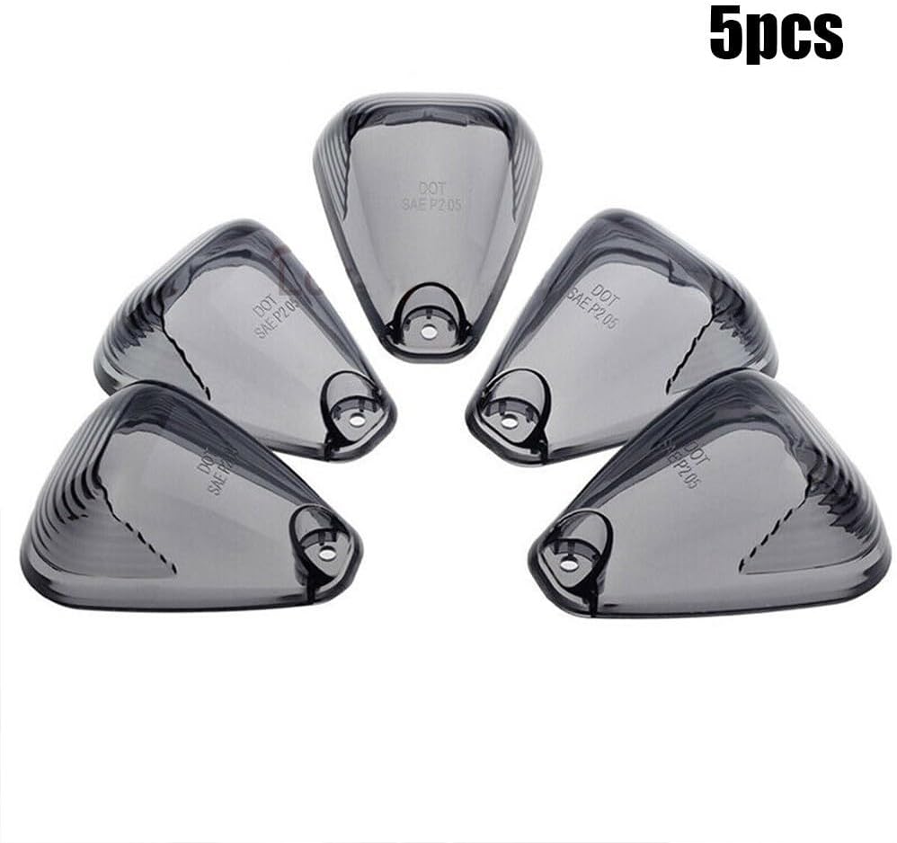 ya 13 9.15 baidi 5 Smoke Cab Roof Running Marker Light Cover Lens For for Ford F-250 F-350 Super Duty