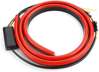 ya 4 8.8 Car 144 Red LED Centre High Mount Third Stop Brake Light Bar Signal Flowing Lamp