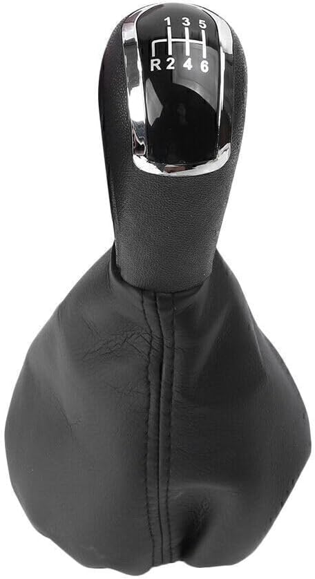 ya 4 8.14 for Mercedes-Benz C Class W203 S203 6 Speed Gear Shift Knob Leather Boot Leather