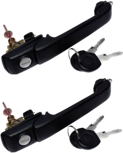 ya 5 8.10 Front Left/Right Door Handles W/Keys for 1H0837207 for VW for Golf 3 MK3 Cabrio GLX