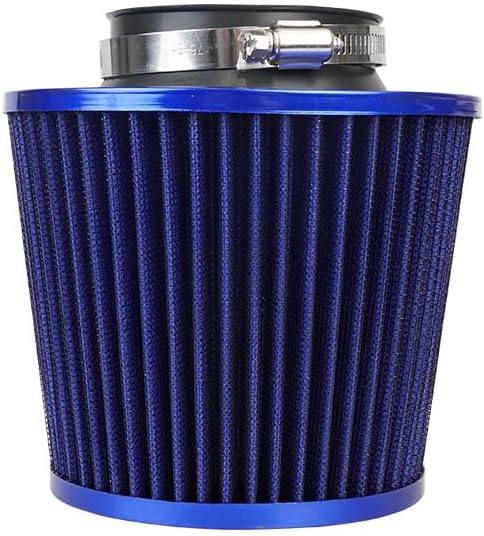 ya 23 10.7 baidi 1Pc 3 76mm Inlet Cold Air Intake Cone Replacement Quality Dry Air Filter Blue