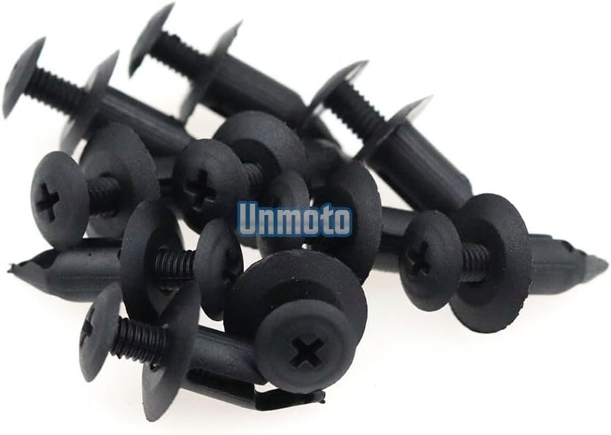 ya 23 10.7 baidi Black Fairing Bolt Kit body screws Clips for Yamaha YZF R6 2003-2005 R6S 06-09