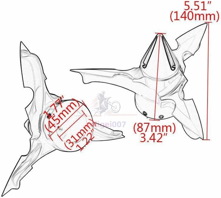 ya 23 10.7 baidi Front axle nut cap for Harley Touring Road Street Glide Softail Sportster