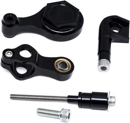 ya 4 8.14 Motorcycle Black CNC Steering Damper Bracket Mounting for Yamaha YZF R6 06