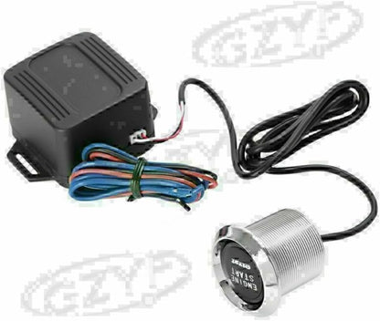 ya 4 8.14 Car Engine Start Push Button Standard Ignition Starter Switch Blue LED Light