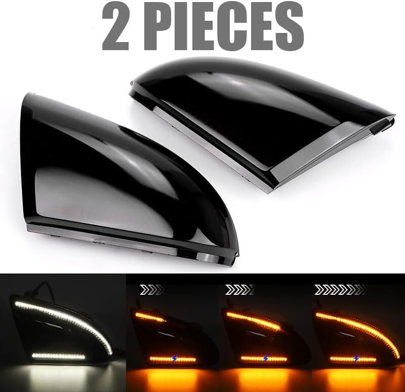 ya 11 9.14 baidiLED Side Mirror Flowing Turn Signal Light Puddle Lamp for Dodge for Ram 1500-3500