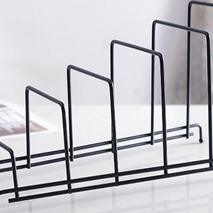 ya 26 10.21 baidi Wrought Iron Stora Rack Plates Holder Baking Pan Organizer Kitchen Dish Dryer-2