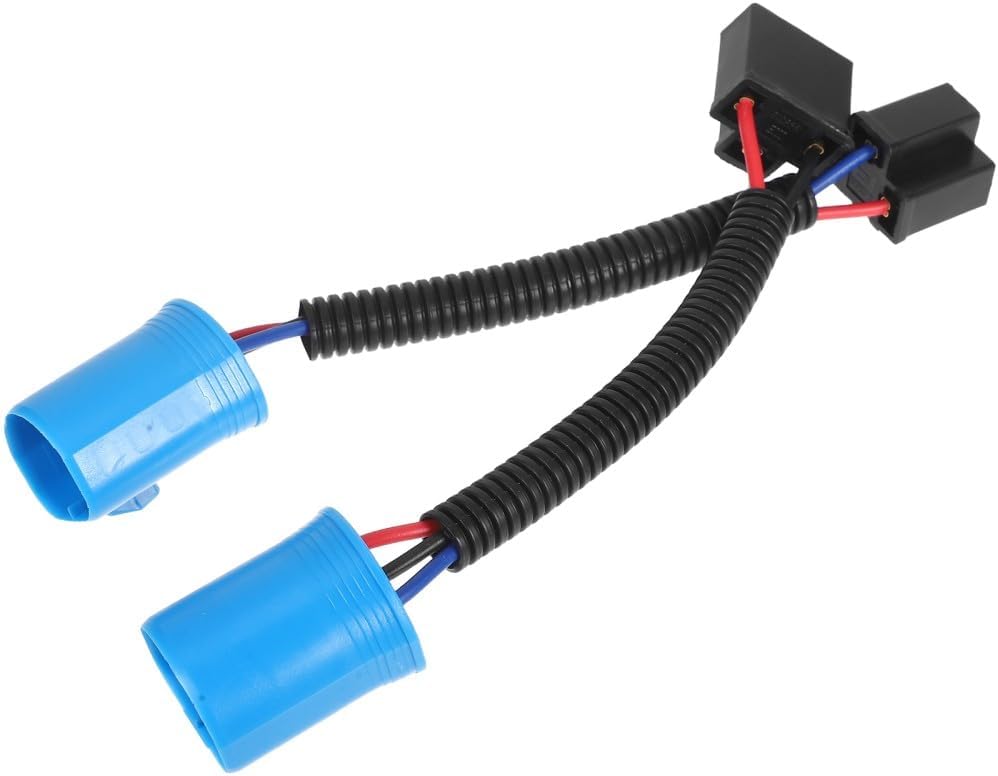 ya 13 9.15 baidi 2 Pcs Car Cable Headlight Wire Connector Extension