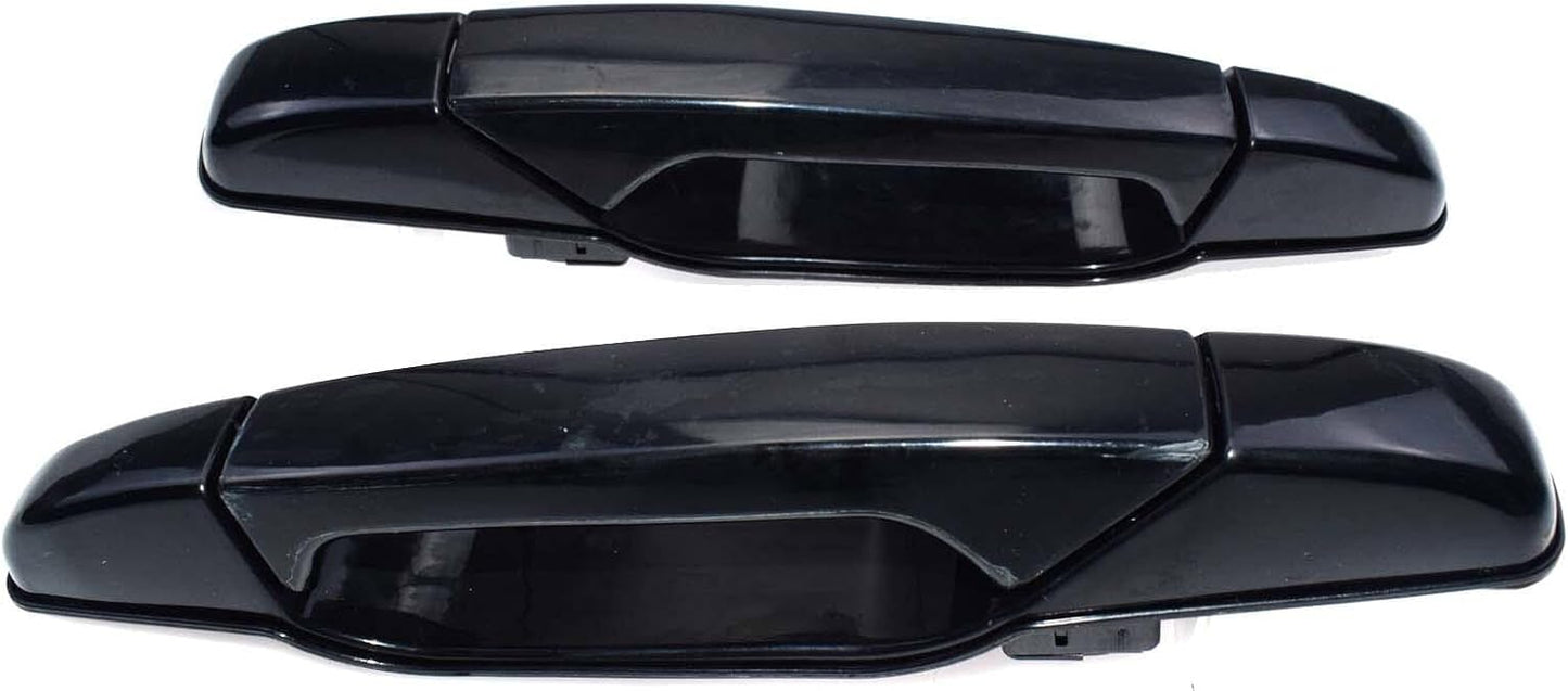 ya 2 8.15 Outside Door Handle Left and Right Rear Black for Chevrolet for GMC for Cadillac 2007-2013