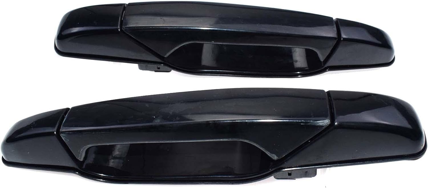 ya 2 8.15 Outside Door Handle Left and Right Rear Black for Chevrolet for GMC for Cadillac 2007-2013