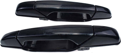ya 2 8.15 Outside Door Handle Left and Right Rear Black for Chevrolet for GMC for Cadillac 2007-2013