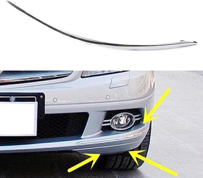 ya 4 8.8 Avantgarde front bumper chrome decoration left for Mercedes C-Class W204 2007-2010