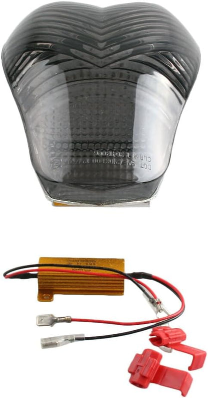 ya 7 8.24 baidi Smoke LED Tail Light Taillight for BMW K1200S K1200R All Years 2005 2006 2007