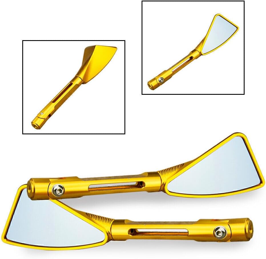 ya 2 8.15 Fits for Kawasaki Z1000 Z750 ER-6F ER-6N VN Series Aluminum Rear Side Mirrors