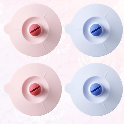 ya 14 9.20 baidi 4pcs Silicone Cup Lids Leakproof Cup Cover Practical Sealed Mug Cover for Home-1