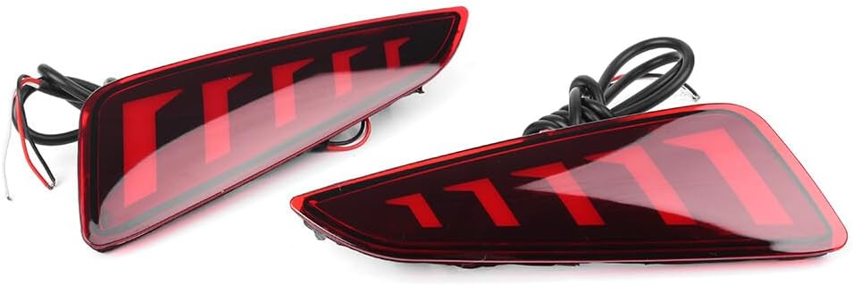 ya 10 9.16 zhengce for Toyota CHR C-HR 2018-2021 2X Rear Fog Lights LED + 1x Rear Bumper Tail