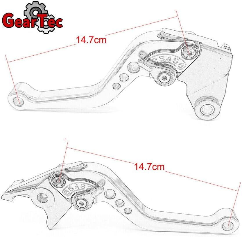 ya 4 8.24 baidi Black Short Brake Clutch Levers for Honda MSX 125 GROM 2013-2024 MSX125SF