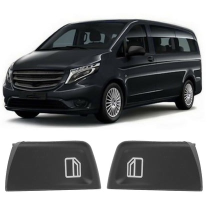 ya 5 8.10 2 Pcs Car Window Switch Button Covers for Vito Viano W639 Sprinter II 906