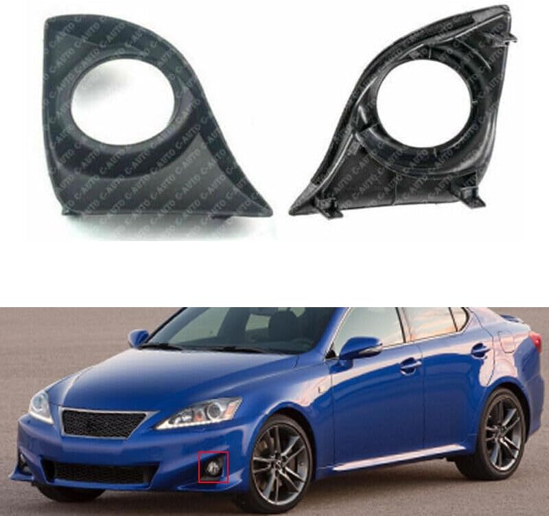 ya 7 8.24 baidi for Lexus IS250 IS350 2011-2013 LH&RH front fog lamp black protective cover f for Ram e 