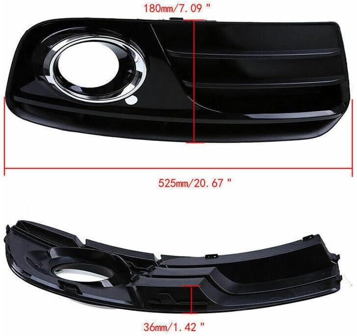 ya 4 8.14 For 2013-2017 2016 Q5 front bumper fog lamp cover f for Ram e side grille LH right grip set 