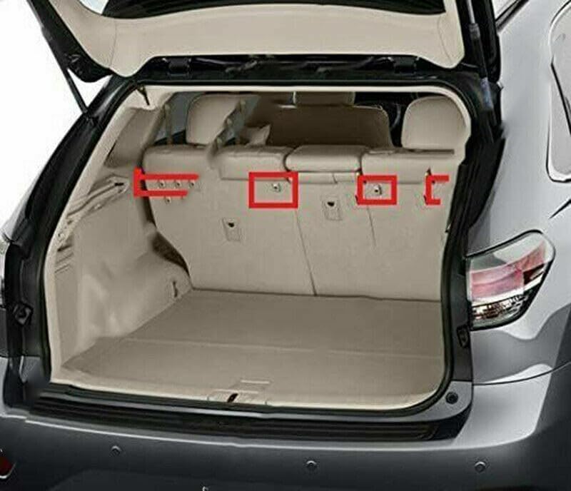 ya 2 8.15 1x for Lexus RX RX350 RX450H 10-15 Trunk Security Cargo Cover Shade Shield Beige