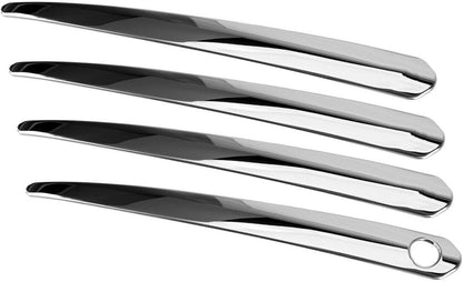 ya 2 8.15 4pcs/Set Exterior Door Handle Trim Strip Cover for Toyota RAV4 Highlander @