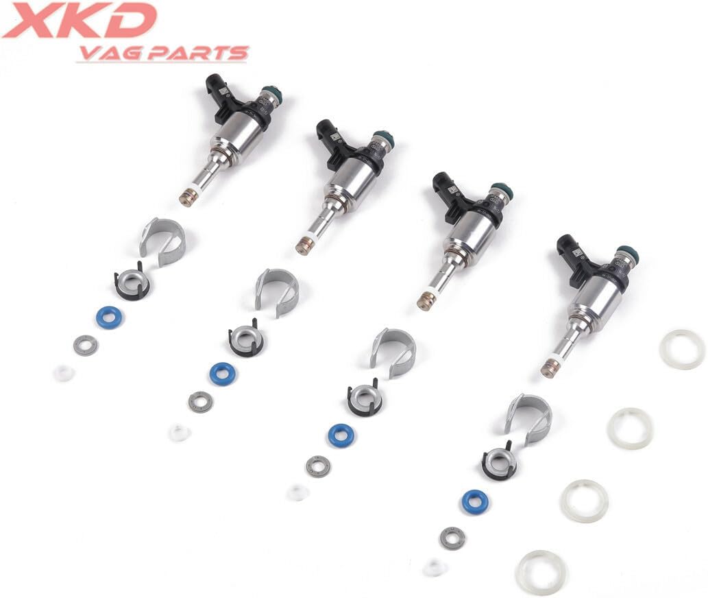 ya 10 9.16 baidi 4 * Fuel Injector and Repair Kit EA888 2.0T Fits for Golf for JETTA CC for Audi A3 A4 A6 TT-